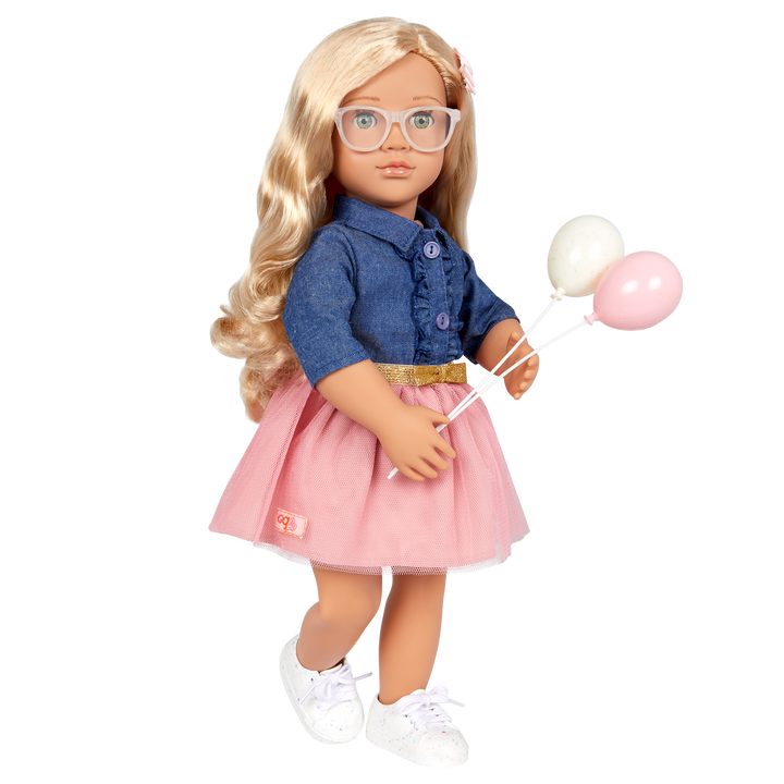 Emily - 46cm Doll & Storybook - Doll with Blonde Hair & Green Eyes - Toys & Gifts for Kids - Our Generation UK