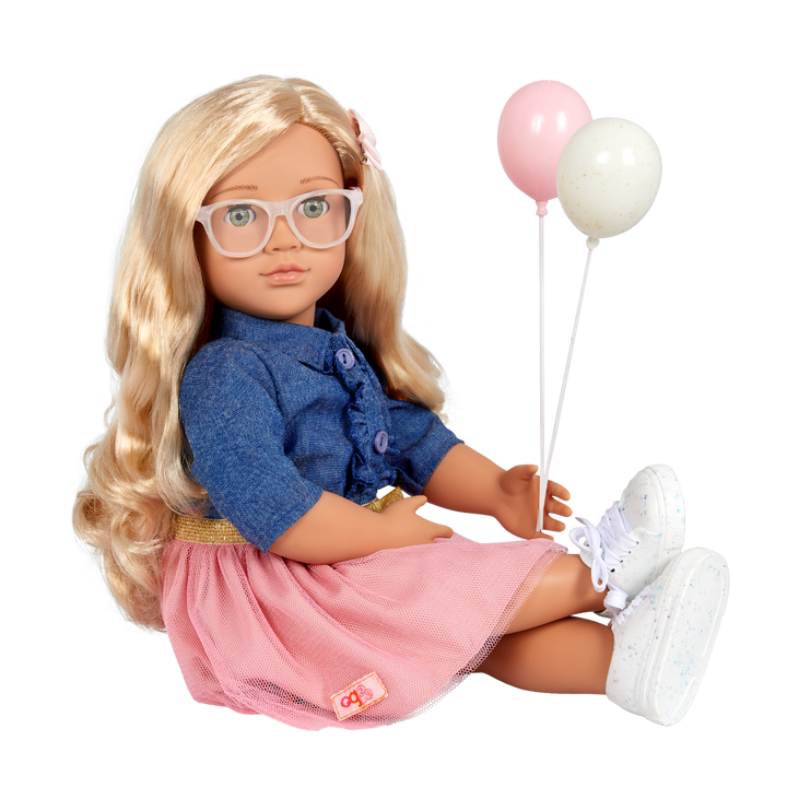 Emily - 46cm Doll & Storybook - Doll with Blonde Hair & Green Eyes - Toys & Gifts for Kids - Our Generation UK
