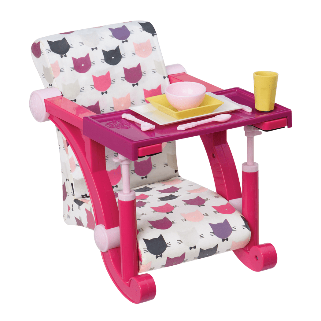 Let s Hang 46 cm Doll High Chair Cats Our Generation Our Gen UK Trade
