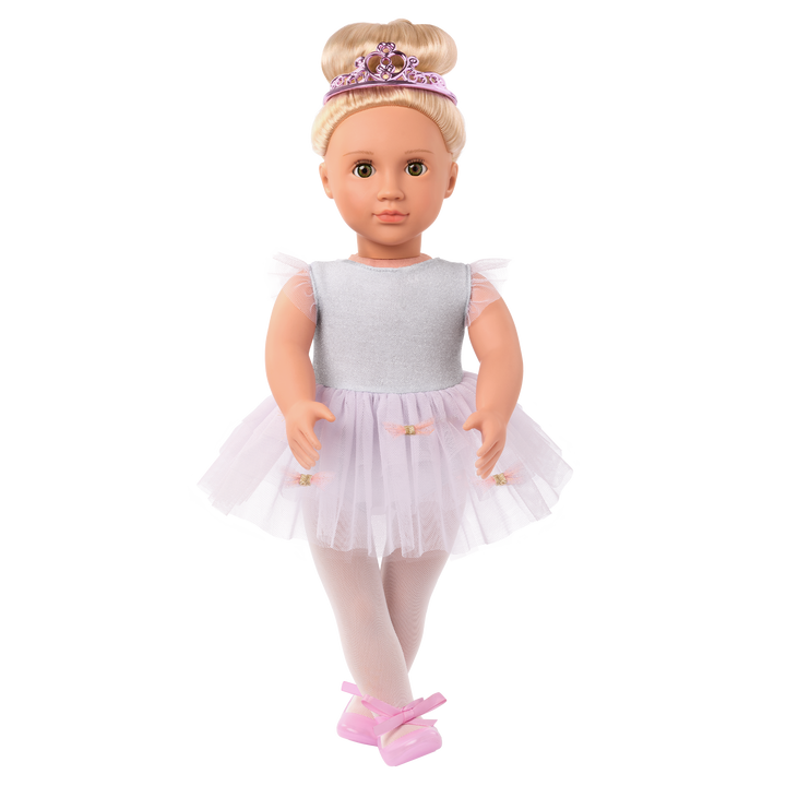 Tutu Cute - Ballet Outfit for Dolls - Dress, Tights & Tiara - Clothes for 46cm Dolls - Our Generation UK