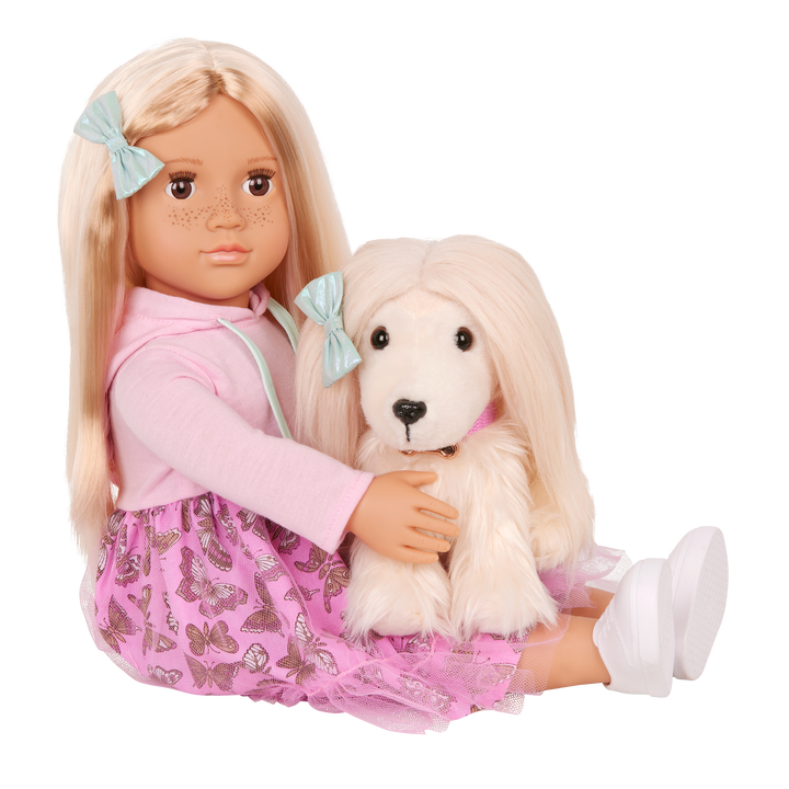 Our Generation Doll & Pet Set Hattie & Puppy Bella