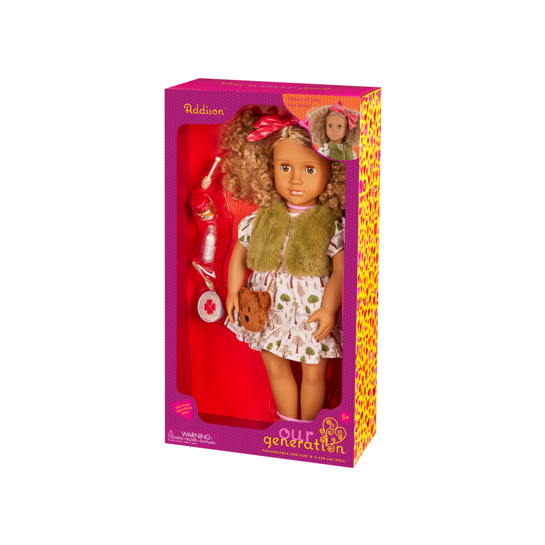 Our Generation 46cm Doll Addison and accessories