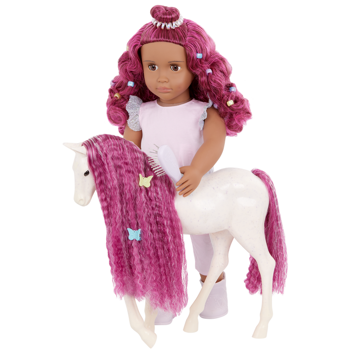 Our Generation Doll & Horse Foal Set Estra & Delta