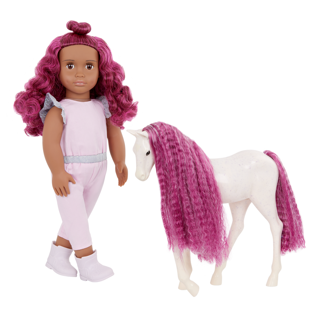 Our Generation Doll & Horse Foal Set Estra & Delta