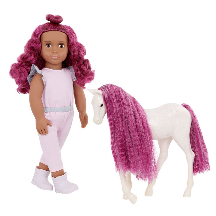 Our Generation Doll & Horse Foal Set Estra & Delta