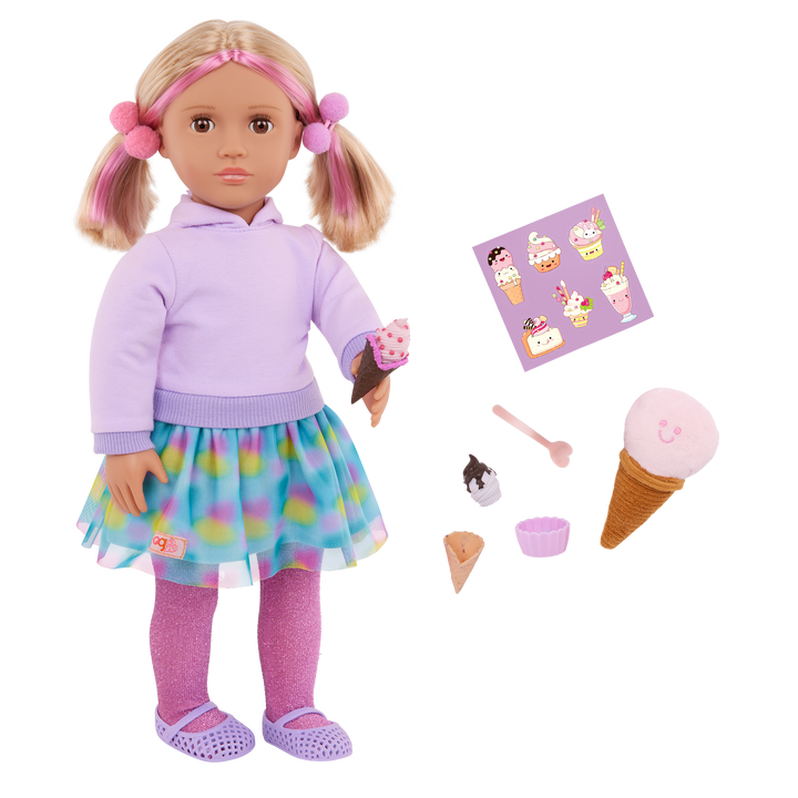 Our Generation 46cm Doll Andy and Ice Cream Accessories