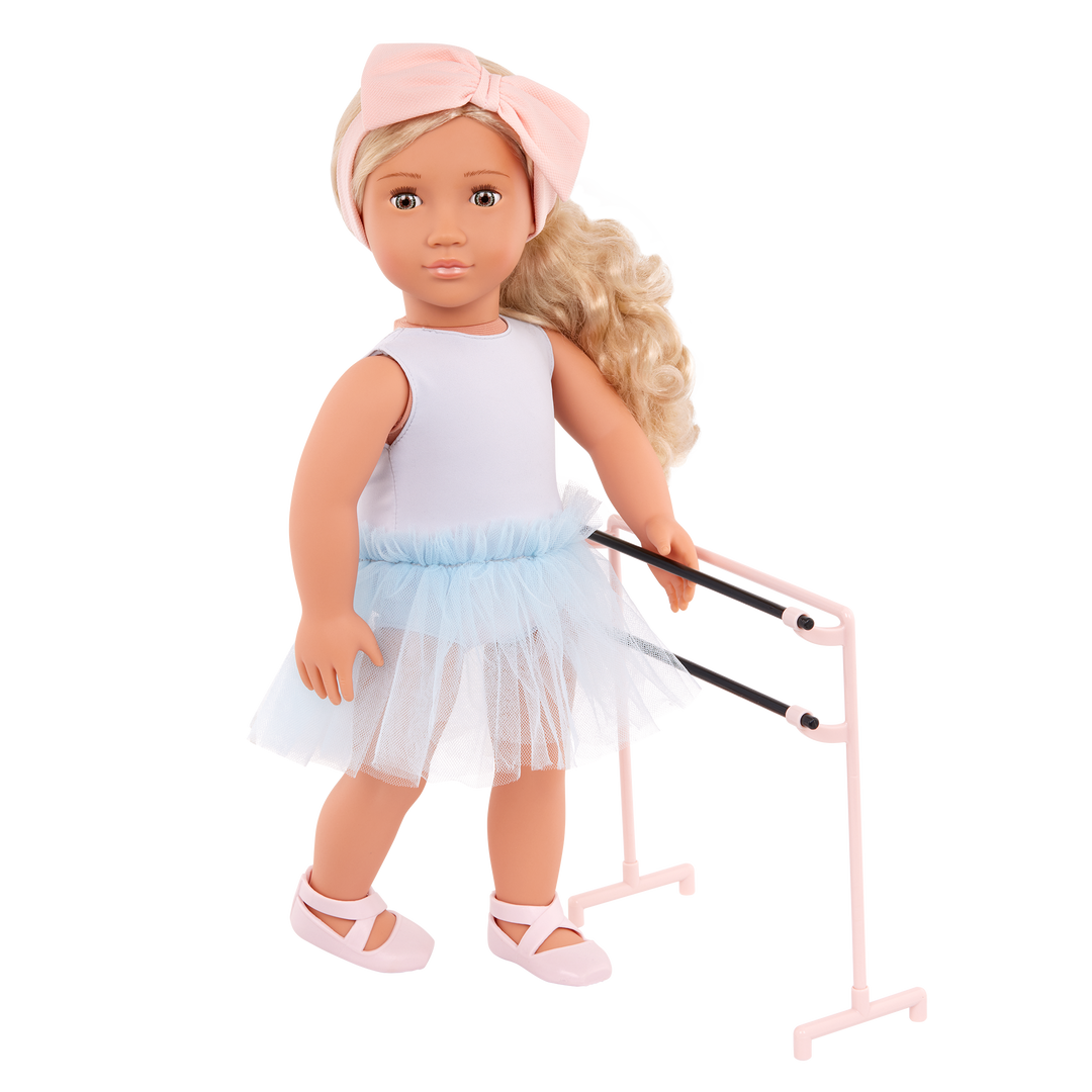 Our Generation 46cm Doll Prima with ballet outfit and accessories