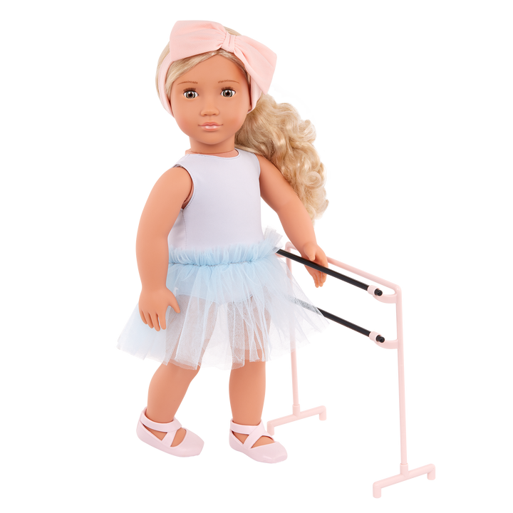 Our Generation 46cm Doll Prima with ballet outfit and accessories