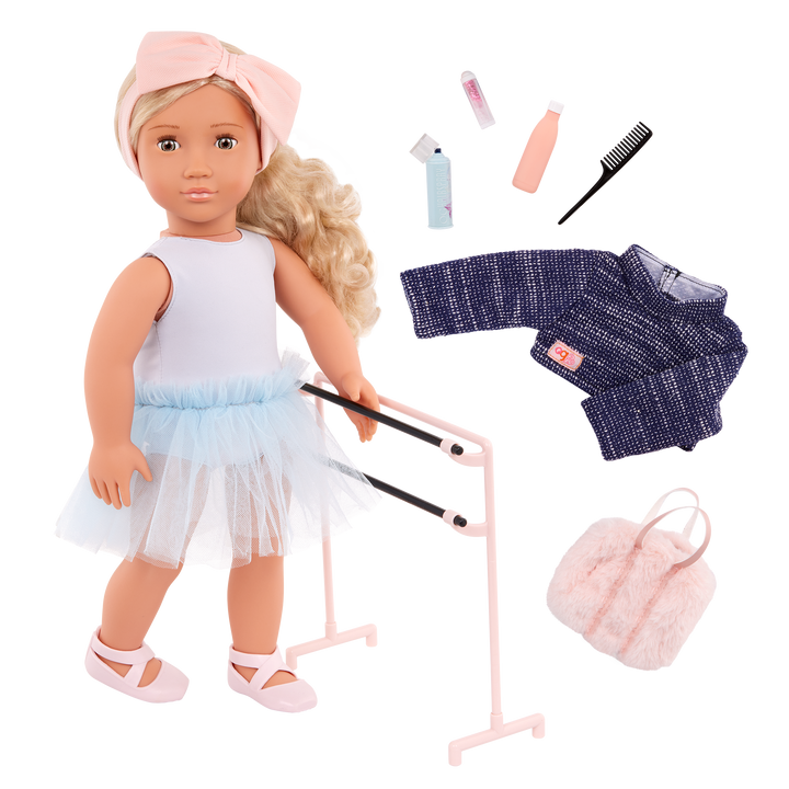 Our Generation 46cm Doll Prima with ballet outfit and accessories