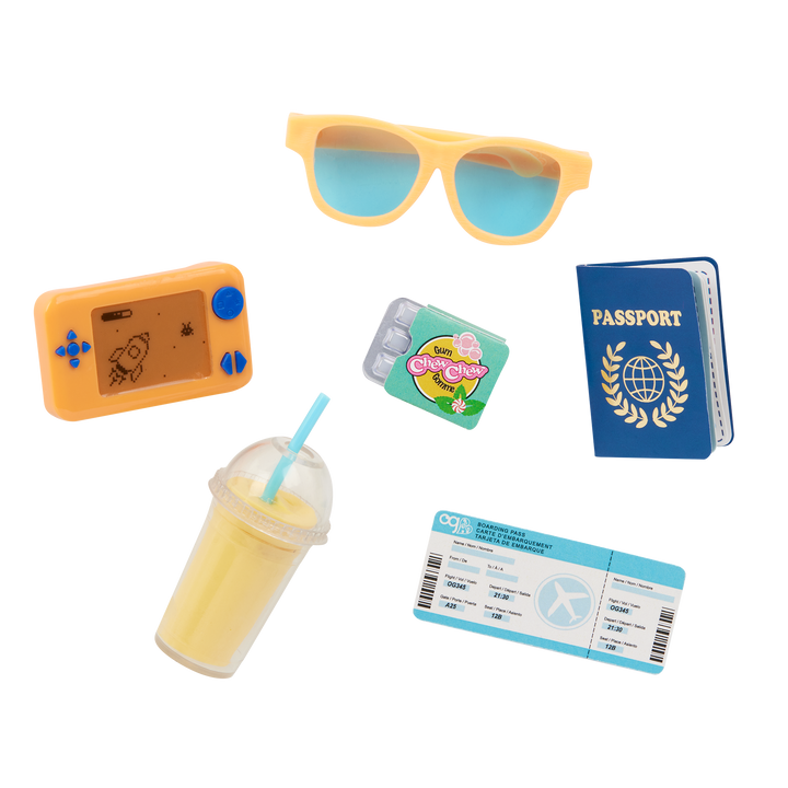 Our Generation 46cm Doll Milo and travelling accessories