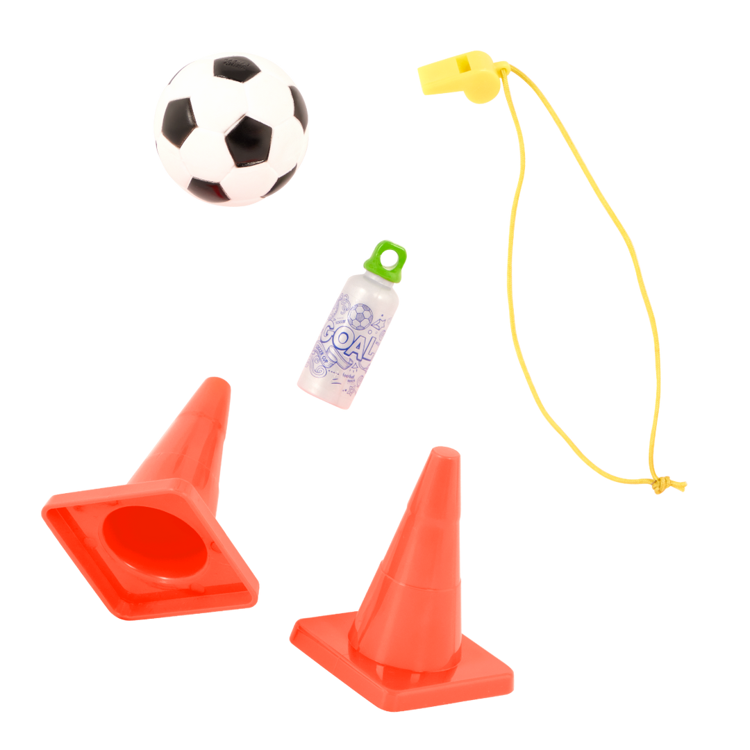 Mateo - 46cm Football Doll - OG Boy Doll with Accessories - Doll with Football, Cones, Whistle & Football Kit - Toys & Gifts for Kids - Our Generation UK
