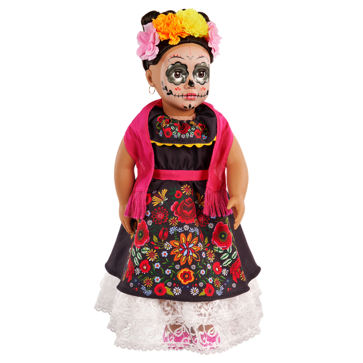Esperanza - Dia de los Muertos Doll - 46cm Doll in Festive Day of the Dead Outfit - Halloween Doll - Ages 3 years + - Our Generation UK