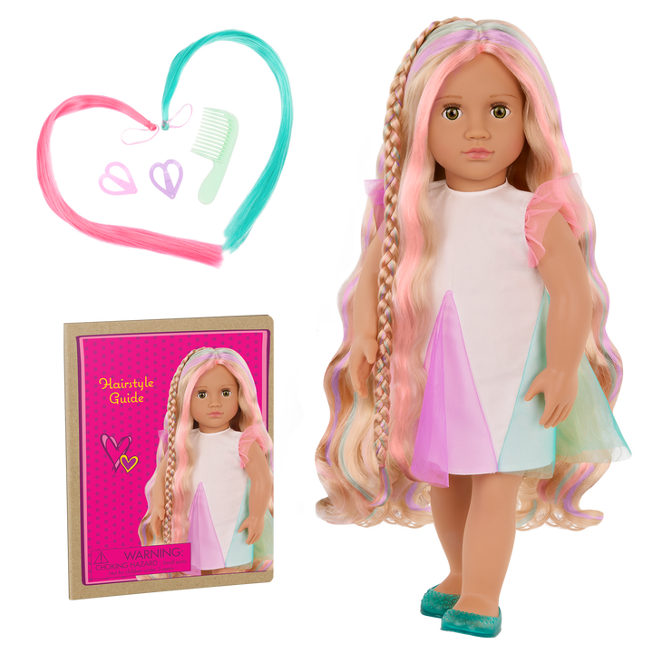 Our Generation 18" Hair Grow Doll Tessie & Accessories