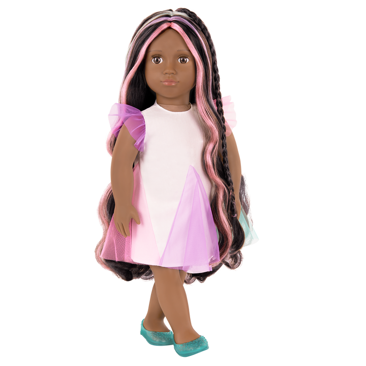 Our Generation 18" Hair Grow Doll Tasha & Accessories