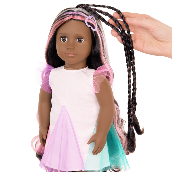 Our Generation 18" Hair Grow Doll Tasha & Accessories