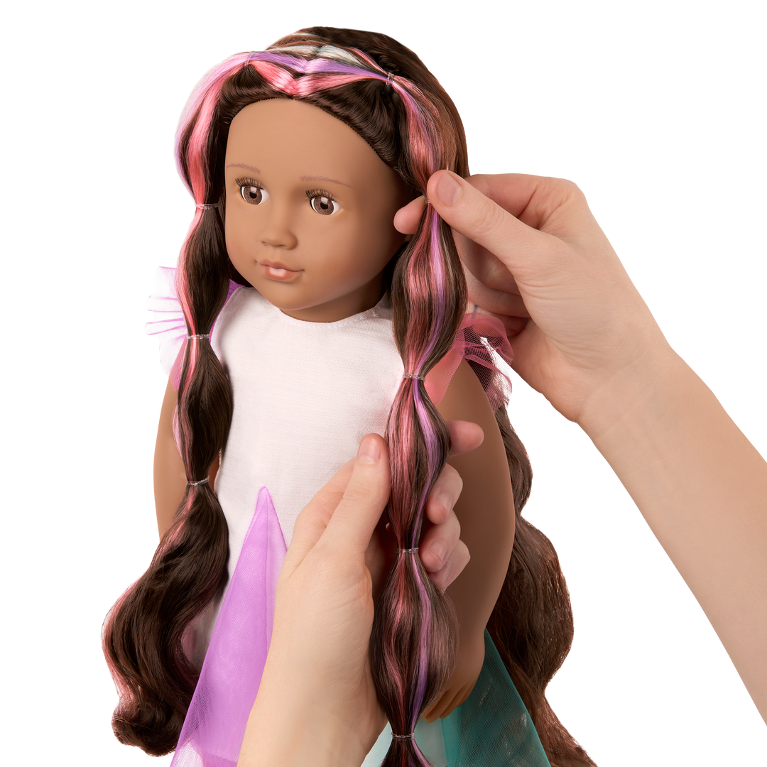 Our Generation 18" Hair Grow Doll Tania & Accessories