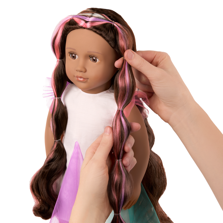 Our Generation 18" Hair Grow Doll Tania & Accessories