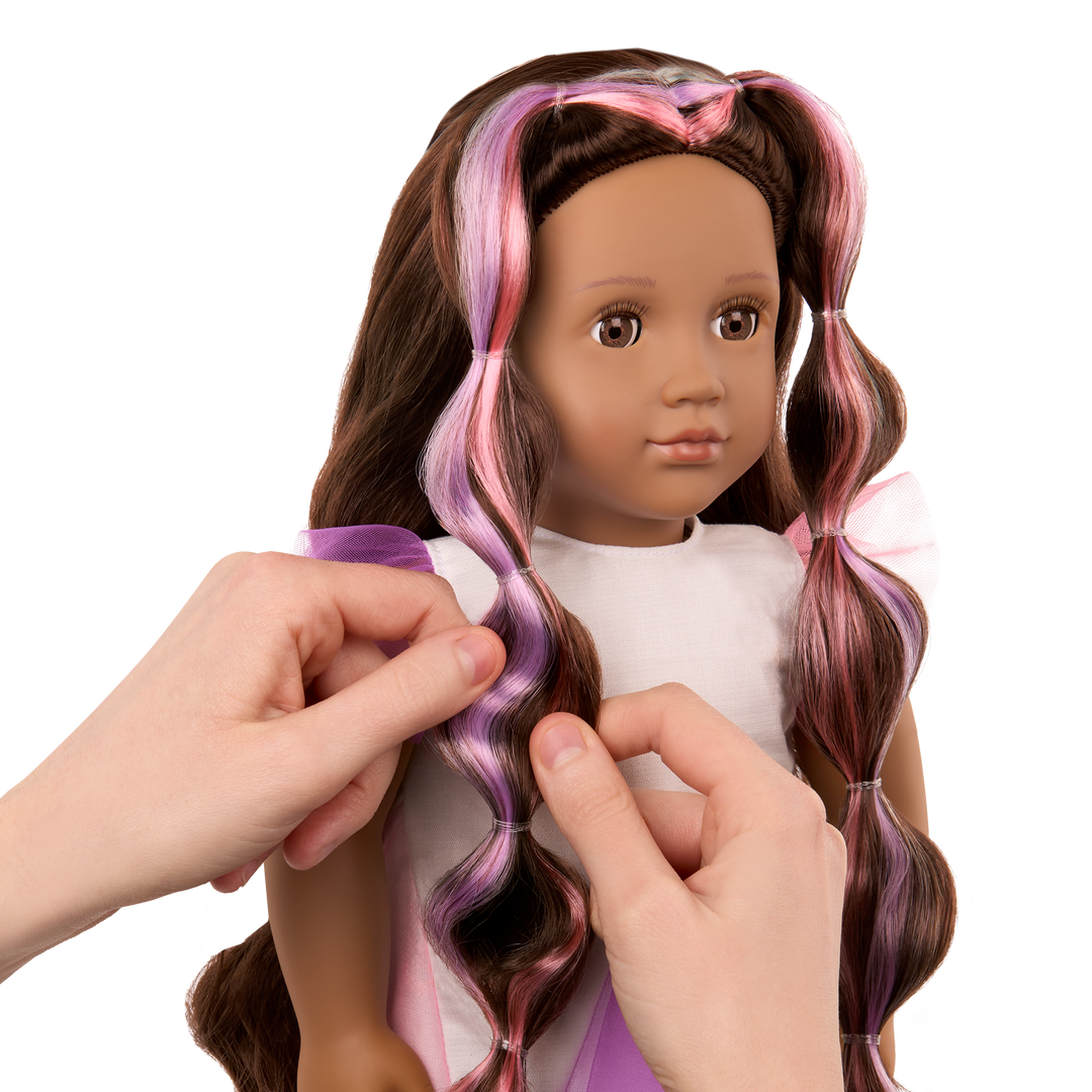 Our Generation 18" Hair Grow Doll Tania & Accessories