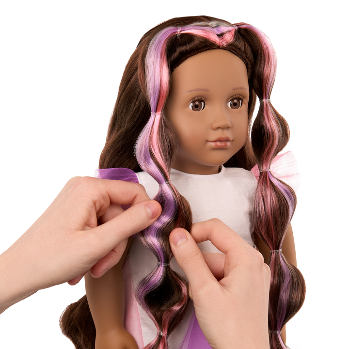 Our Generation 18" Hair Grow Doll Tania & Accessories