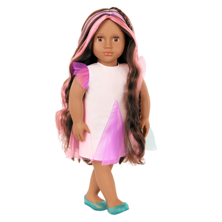 Our Generation 18" Hair Grow Doll Tania & Accessories