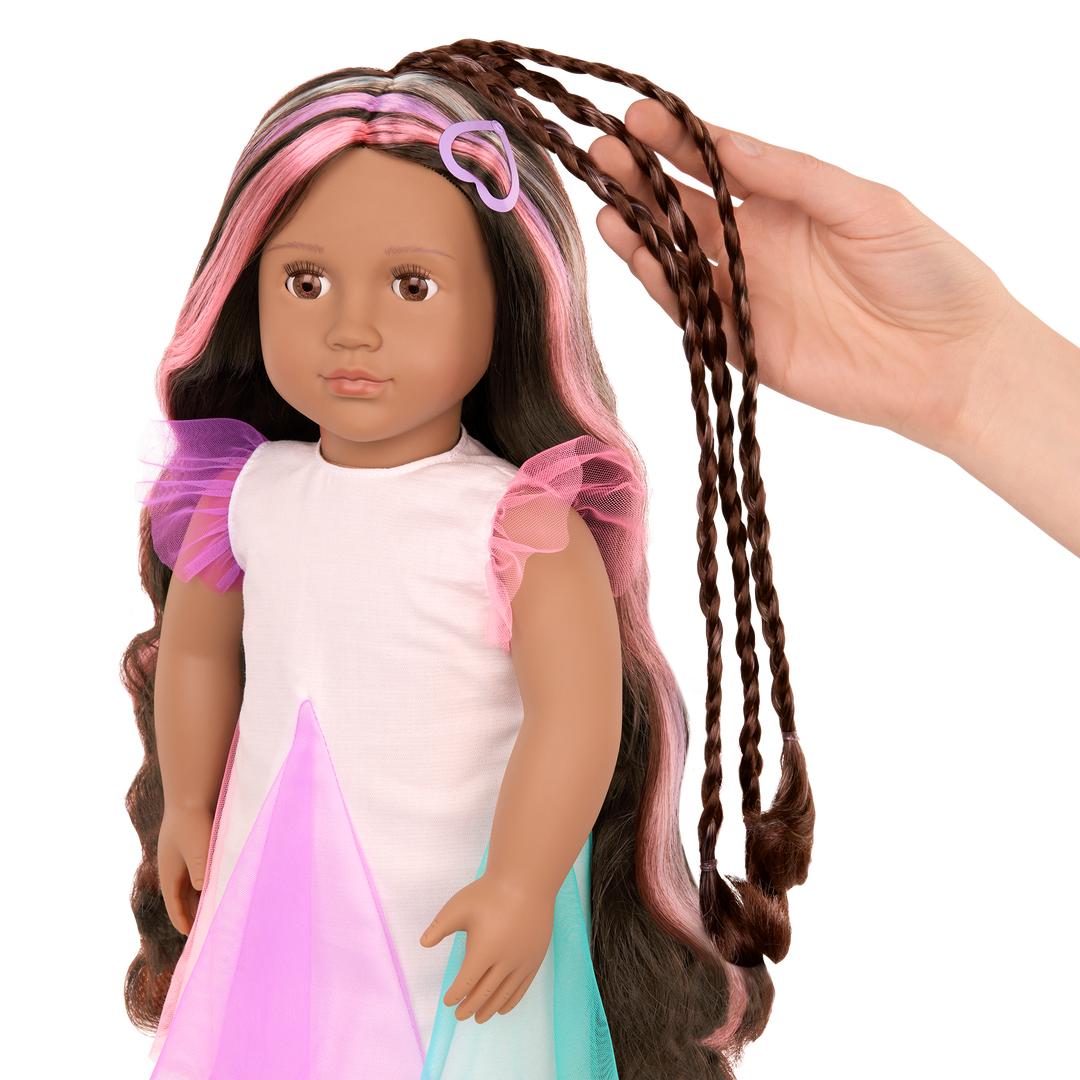 Our Generation 18" Hair Grow Doll Tania & Accessories