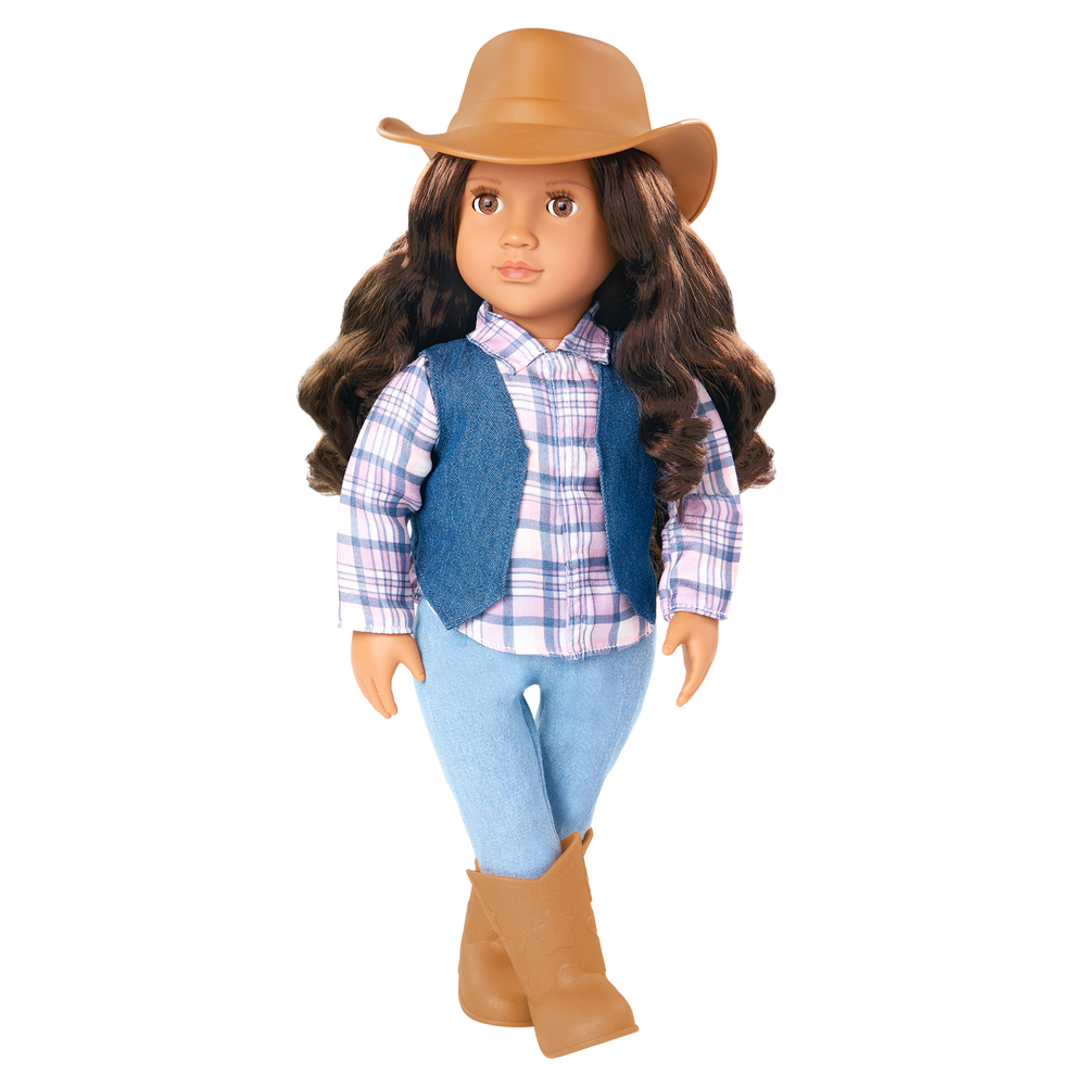 Carolyn - 46cm Equestrian Doll - Doll with Brown Hair & Eyes - Toys & Gifts for Kids - Our Generation