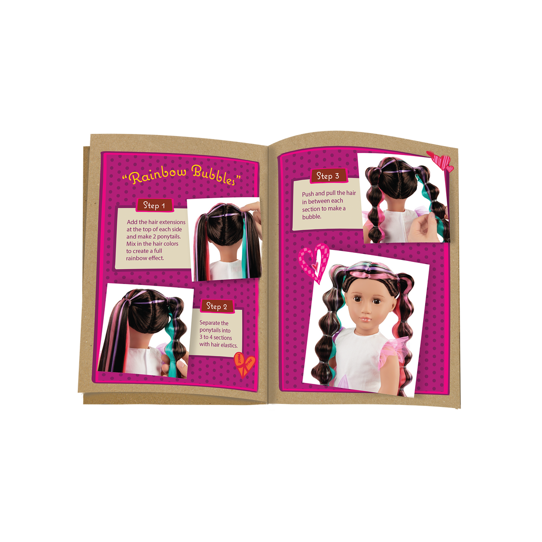 Tina - 46cm Doll with Long Hair & Highlights - OG Hairgrow Doll - Toys & Gifts for Kids - Our Generation UK