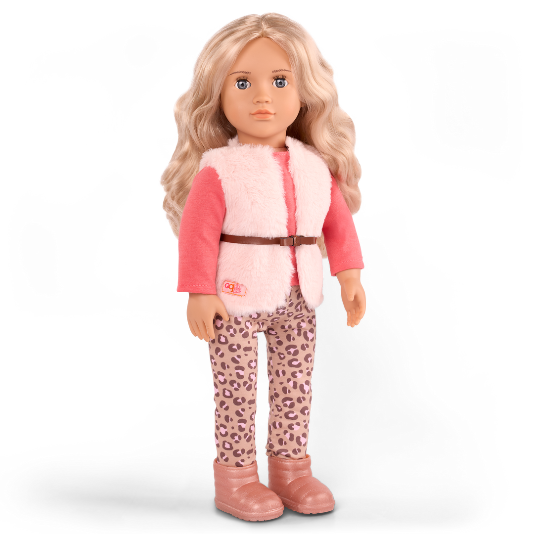 Our Generation 46cm Doll Kinsley & Pet Puppy Kenzi