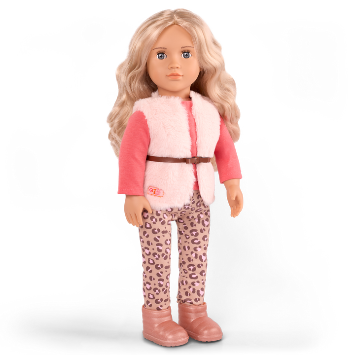 Our Generation 46cm Doll Kinsley & Pet Puppy Kenzi