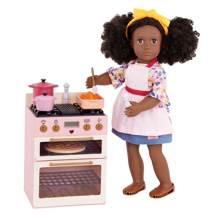 Our Generation Doll Oven with Play Food Accessories