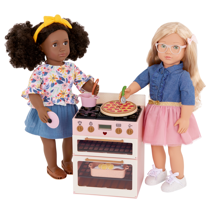 Our Generation Doll Oven with Play Food Accessories