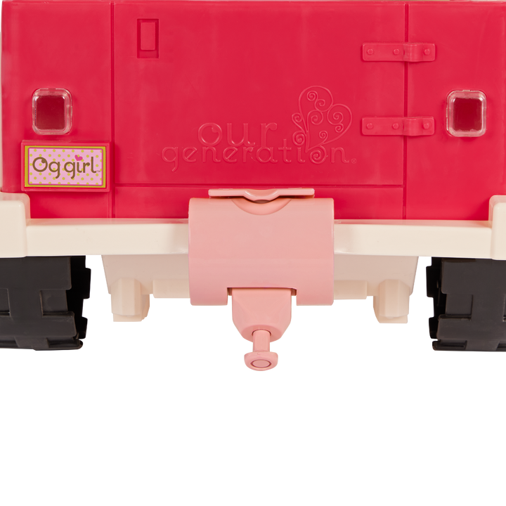 Mane to Travel Horse Trailer - Pink Horse Trailer with Accessories - Equestrian Accessories for OG Horses - Vehicle - Our Generation UK