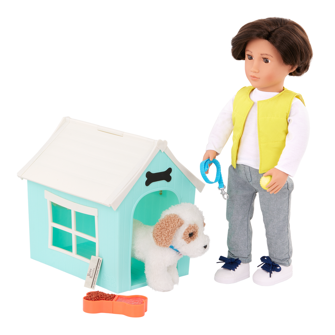 Our Generation Puppy Place Dog House & Pet Set for 46cm Dolls