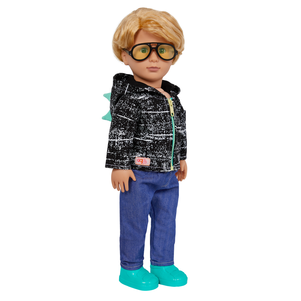 On A Rawr - Boy Doll Outfit - Dinosaur Outfit for OG Boy Dolls - Top & Bottom - Our Generation UK