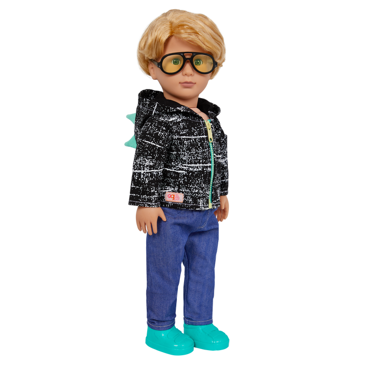 On A Rawr - Boy Doll Outfit - Dinosaur Outfit for OG Boy Dolls - Top & Bottom - Our Generation UK