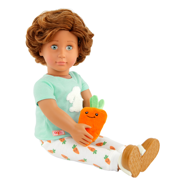 Our Generation Bedtime Bunny Pajama Outfit for 18-inch Boy Dolls