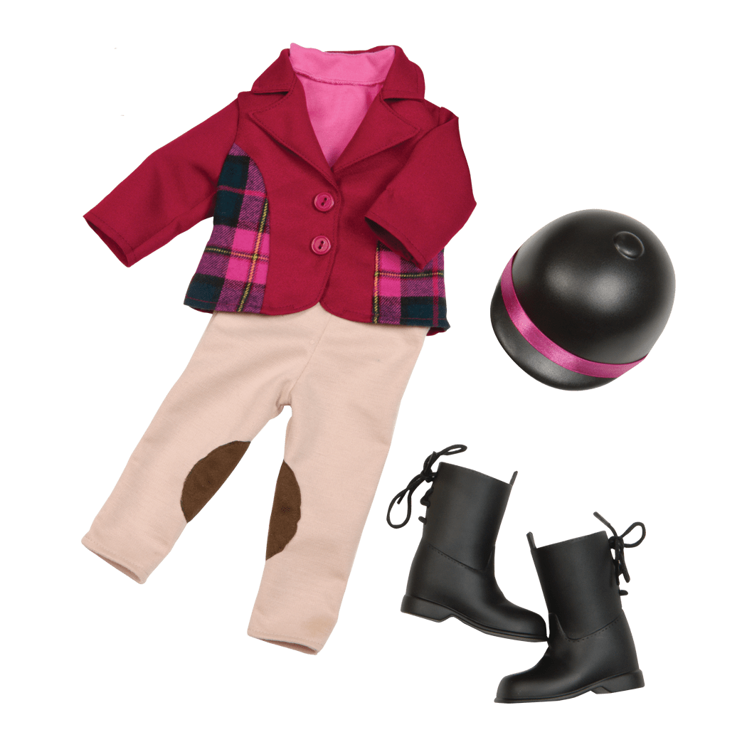 Lily Anna - Equestrian Doll - 46cm Horse-Riding Doll - Doll with Blonde Hair & Blue Eyes - Doll & Storybook - Toys & Gifts for Kids - Our Generation UK