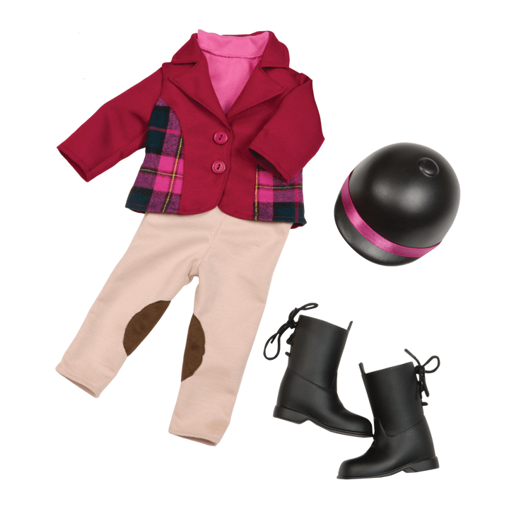 Lily Anna - Equestrian Doll - 46cm Horse-Riding Doll - Doll with Blonde Hair & Blue Eyes - Doll & Storybook - Toys & Gifts for Kids - Our Generation UK