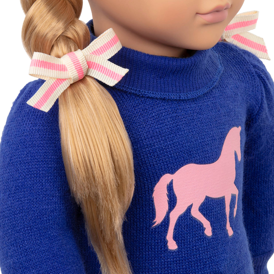 Montana Faye - 46cm Equestrian Doll - Horse-Riding Doll with Blonde Hair & Blue Eyes - Toys & Gifts - 3 Years + - Our Generation