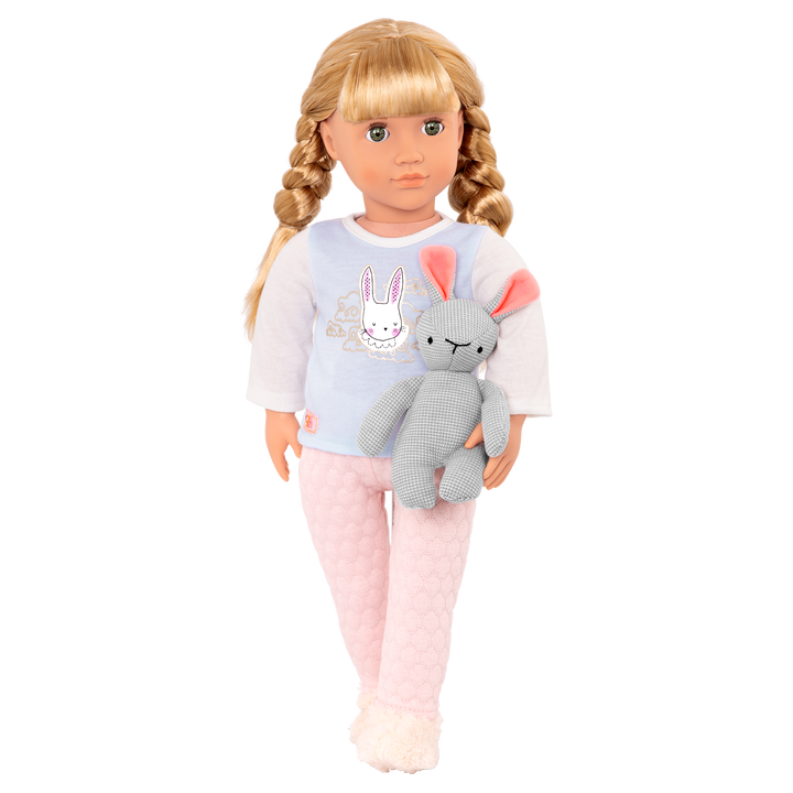 Jovie - 46cm Sleepover Doll - Doll with Blonde Hair & Green Eyes - Toys & Gifts for Kids - Our Generation UK