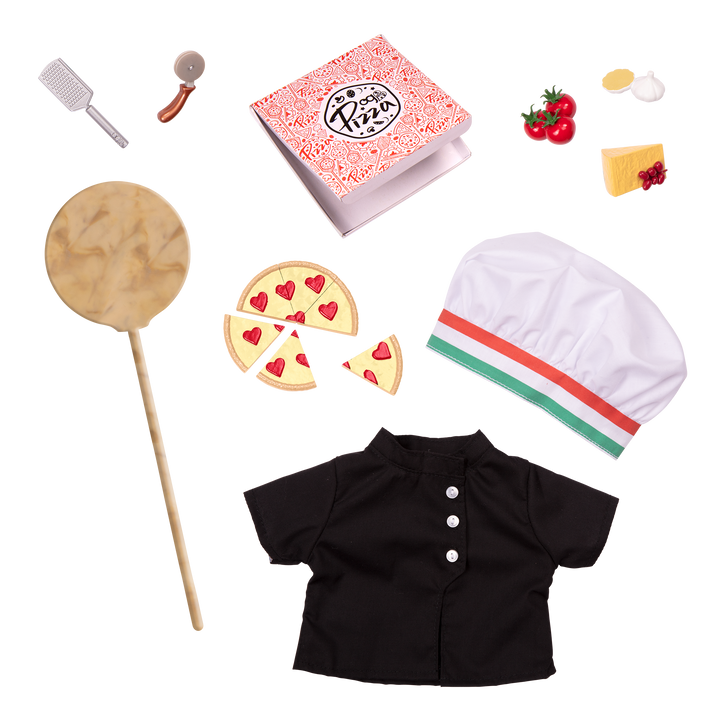 Our Generation Posable 18-inch Pizza Chef Doll Francesca