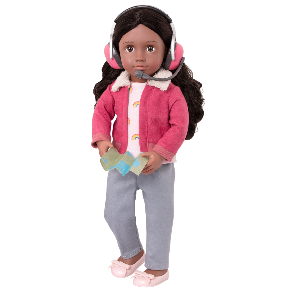 18-inch Posable Travel Doll Aryal