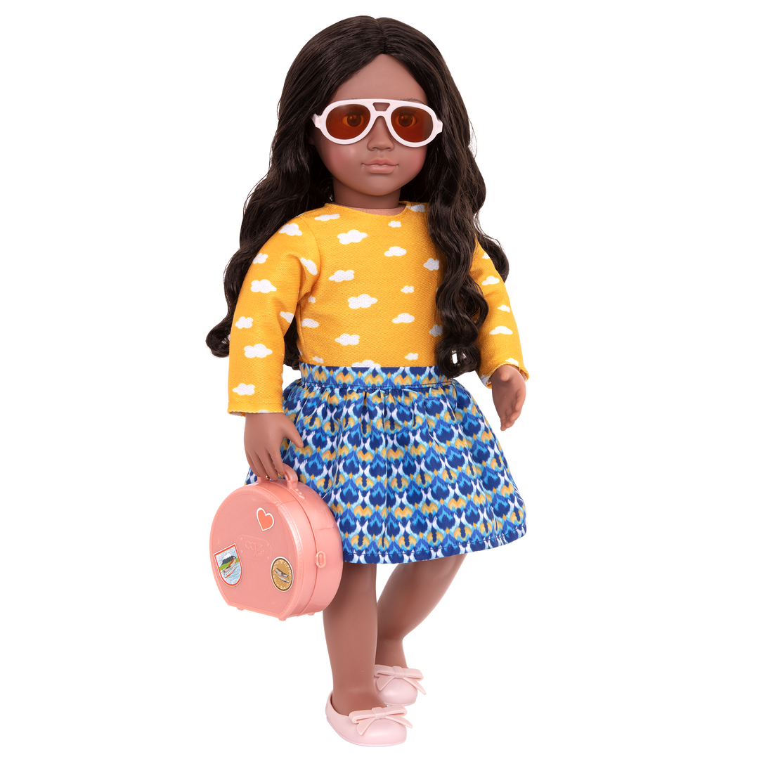 18-inch Posable Travel Doll Aryal