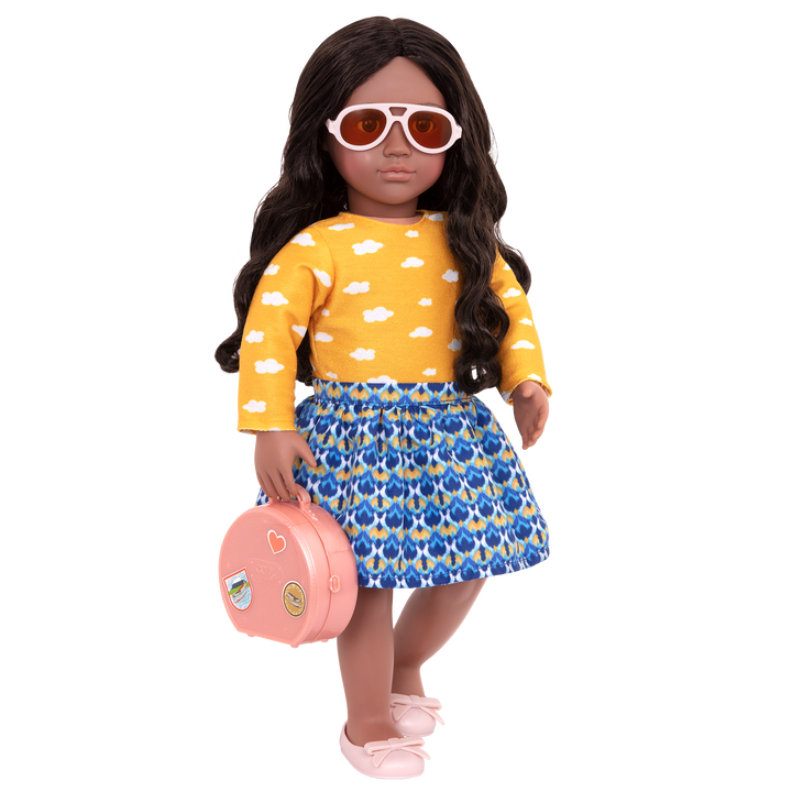 18-inch Posable Travel Doll Aryal