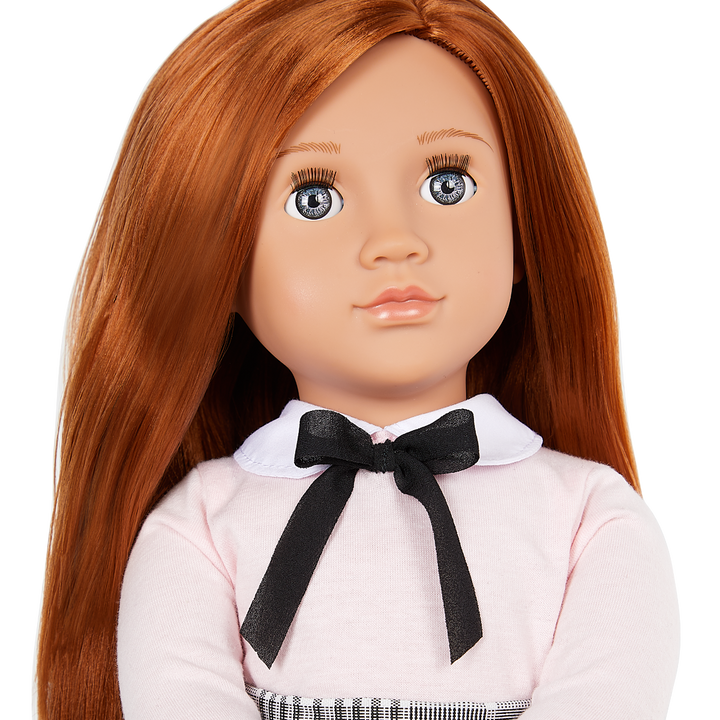 Carly - 46cm School Doll - Doll with Red Hair & Grey Eyes - Toys & Gifts for Kids - Our Generation UK