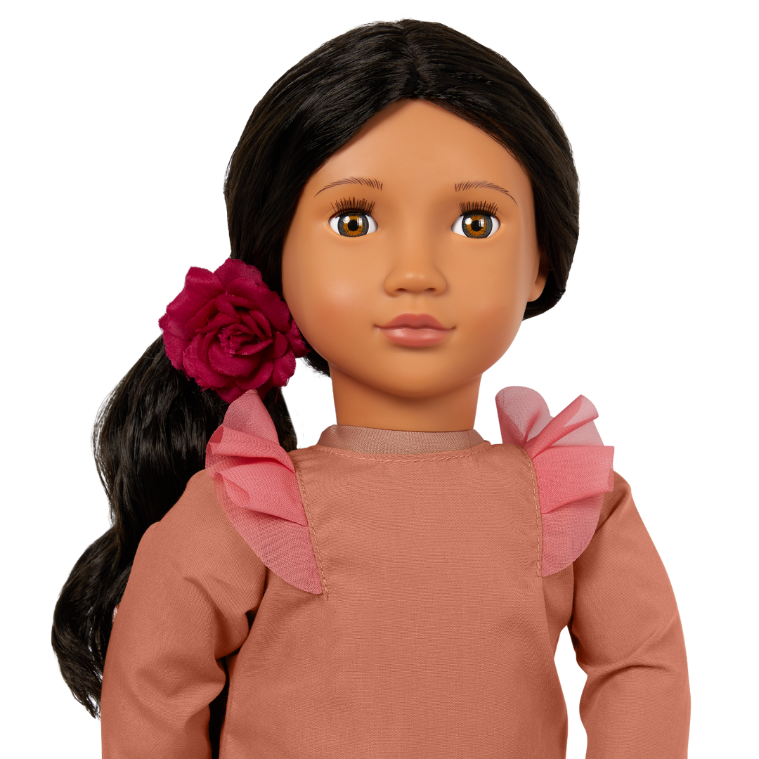 Rosalia - 46cm Fashion Doll - OD Doll with Brown Eyes & Brown Hair - Toys & Gifts - Ages 3 Years + - Our Generation UK