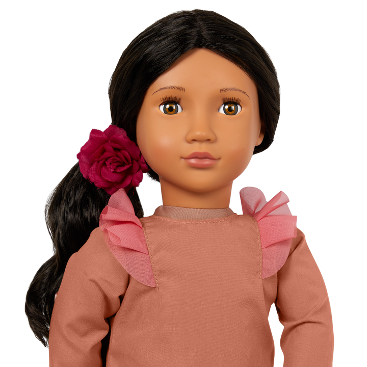 Rosalia - 46cm Fashion Doll - OD Doll with Brown Eyes & Brown Hair - Toys & Gifts - Ages 3 Years + - Our Generation UK