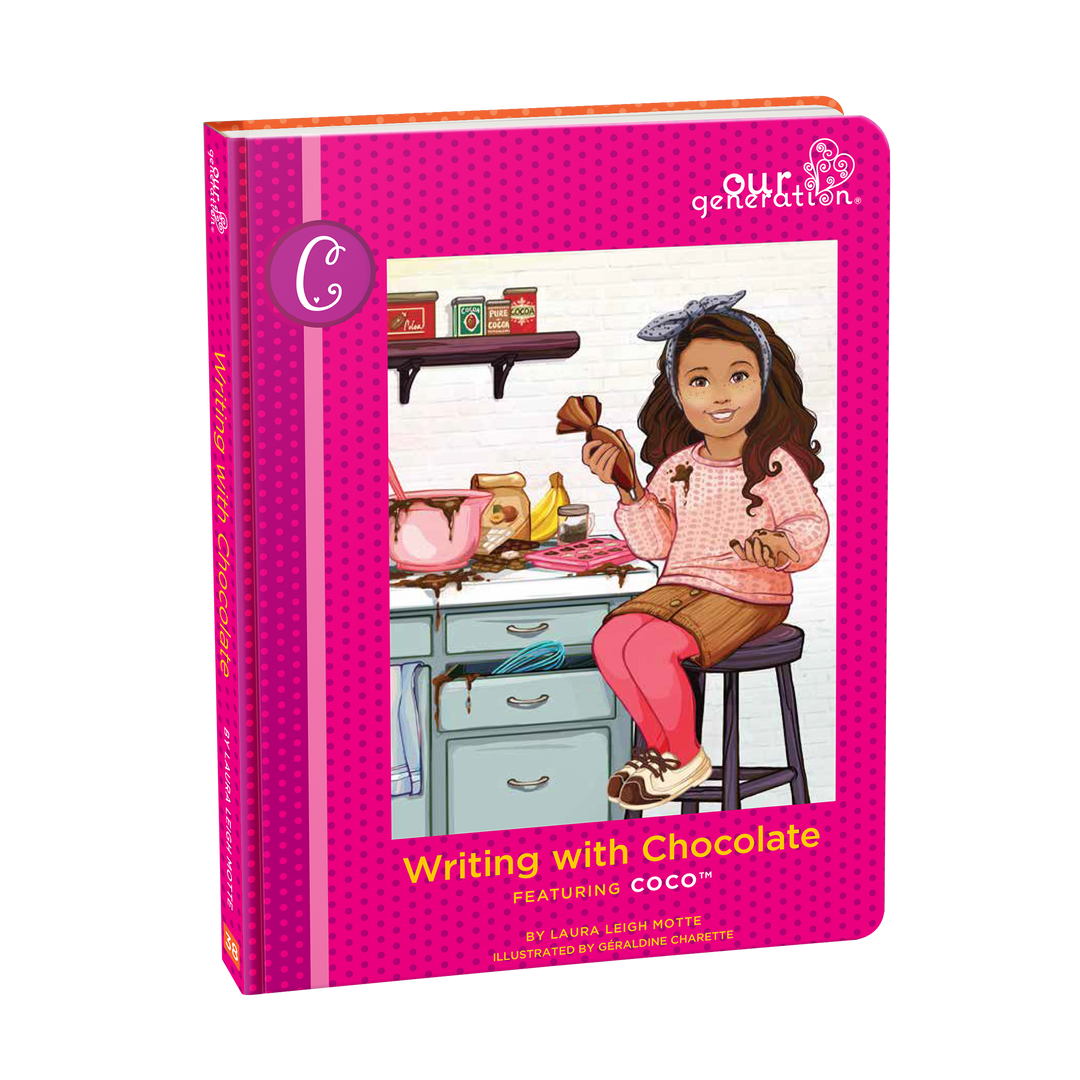 Our Generation Posable 18-inch Baker Doll Coco & Storybook