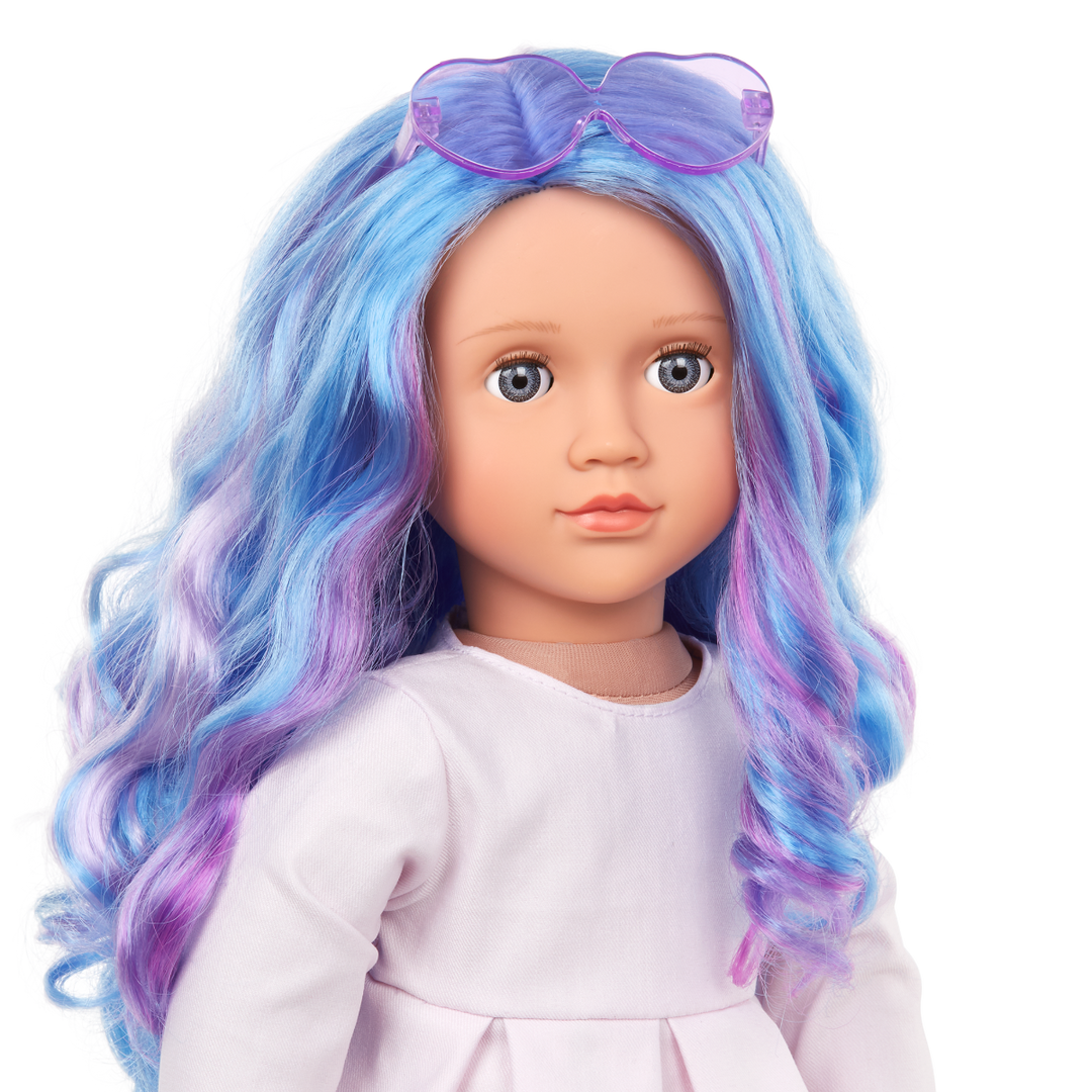 Veronika - 46cm Doll with Multi-Coloured Hair - Toys & Gifts for Kids - Ages 3 Years - 12 - Our Generation UK