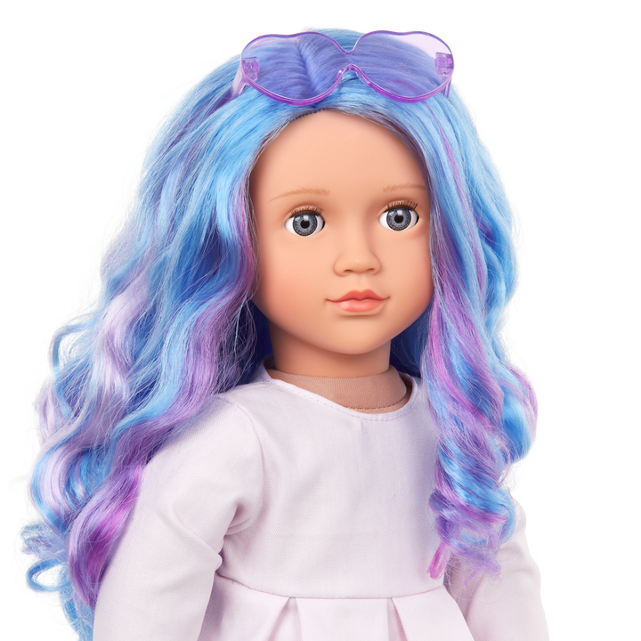 Veronika - 46cm Doll with Multi-Coloured Hair - Toys & Gifts for Kids - Ages 3 Years - 12 - Our Generation UK